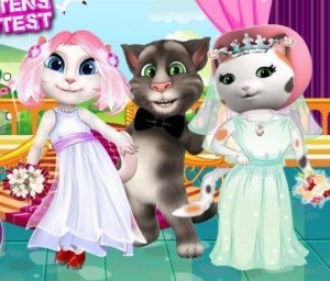 White Kittens Bride Contest Online Game