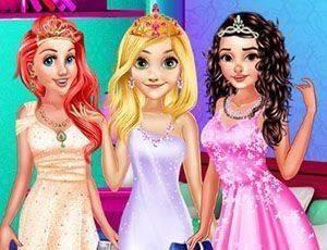 Princess In Prom Night Dress Up Game