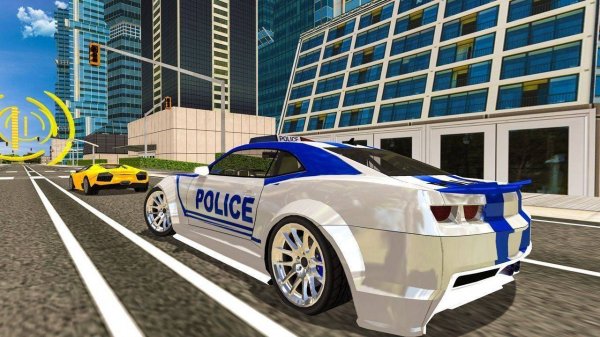 Flying Police Car Simulator Online Game