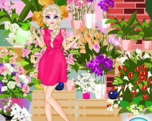 Ice Queen Flowers Festival Online Game