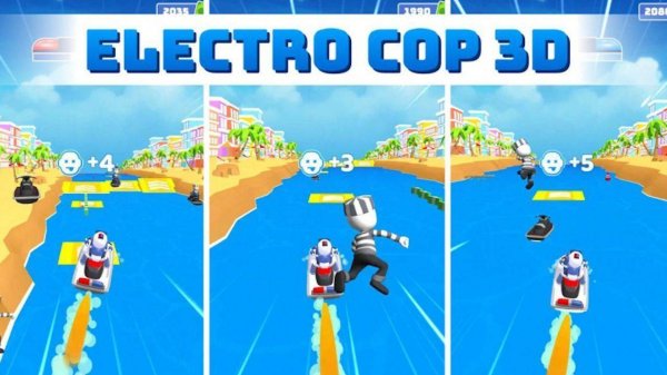 Electro Cop 3D: Police Jet Ski Chase