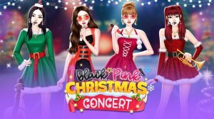 Black Pink Christmas Concert Dress Up Game
