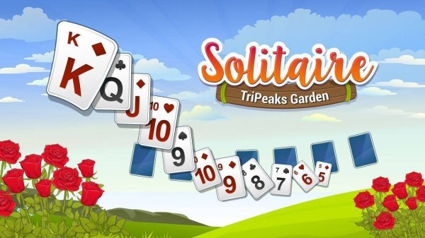Solitaire TriPeaks Garden Online Puzzle Game
