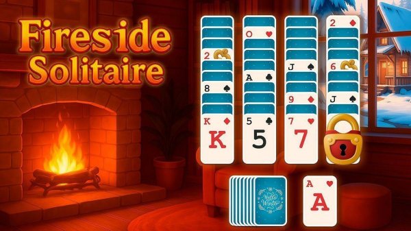 Fireside Solitaire: Cozy Card Puzzle Game - Card Puzzle