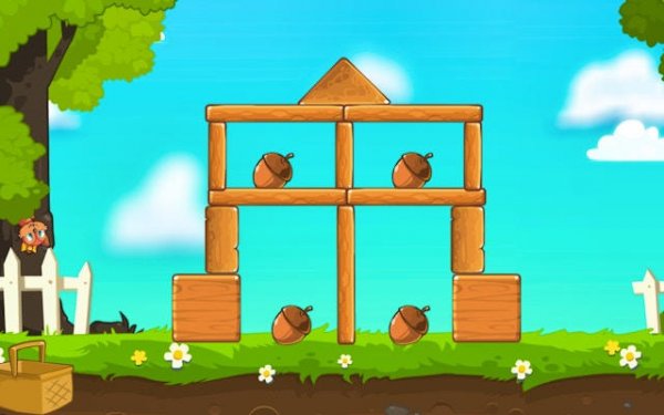 Squirrel Clan Nut Gathering Puzzle