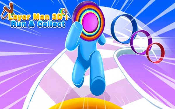 Layer Man 3D: Run Collect - Arcade Runner Online Game