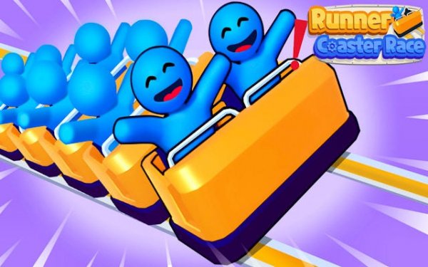 Runner Coaster Race - Free Running Arcade Game Online