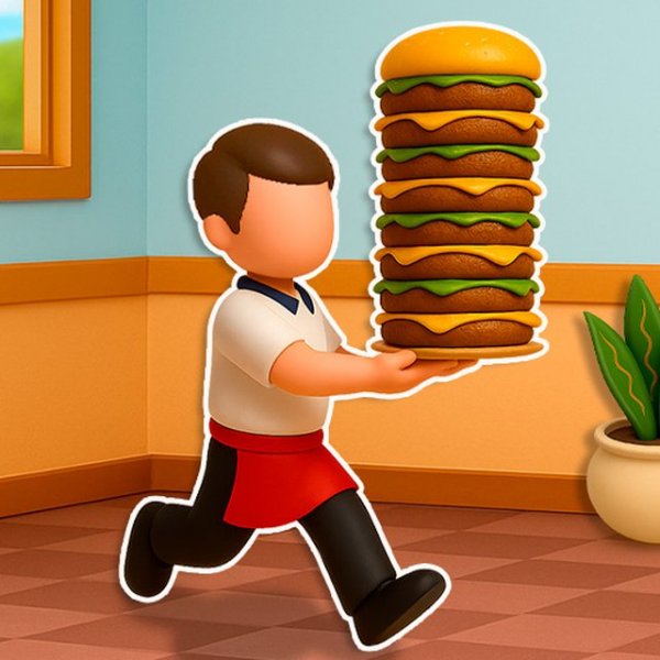 Burger Cafe Manager Simulation