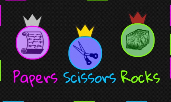 Papers Scissors Rocks Online Survival Game Arcade Game